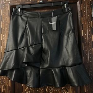 Pleather skirt